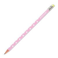 Bleistift Sterne rosa