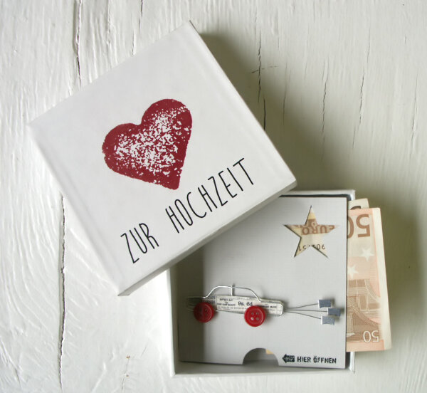 Geldgeschenkbox Hochzeit