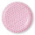 Pappteller Tupfer Rosa
