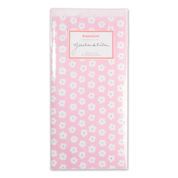 Tüten Blümchen rosa