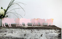 Tischgirlande – Schweinchen