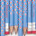 Bleistift Tupfer blau