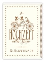 Zur Hochzeit alles Gute