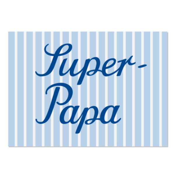 Postkarte Super Papa