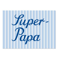 Postkarte Super Papa