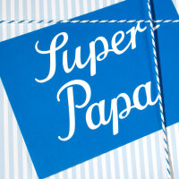 Postkarte Super Papa