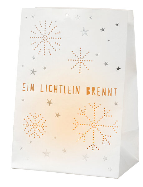 Weihnachtskarte Lichttüte