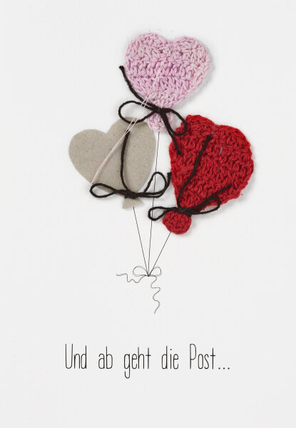 Baby Willkommenskarte – Und ab geht …