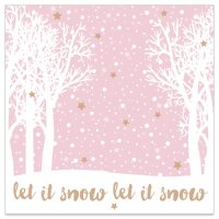 Servietten – let it snow …
