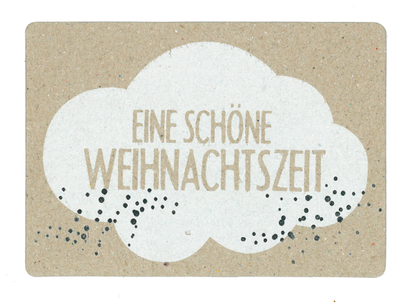 Winter Postkarte – Eine schöne …
