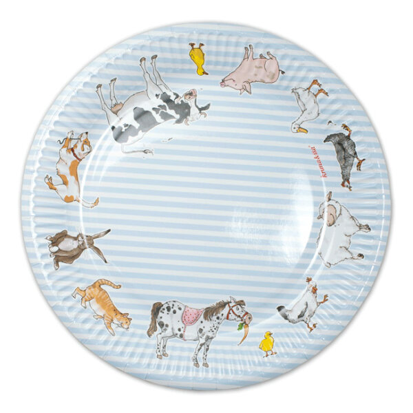 Pappteller Bauernhof