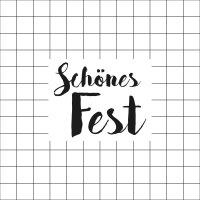 Servietten Raster – Schönes Fest