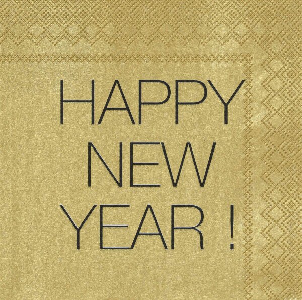 Silvester Serviette – Happy …