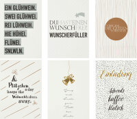 Weihnachtspostkarten Notfallset
