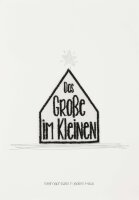 Karte mit Aufnäher – Das Große im …