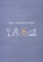 100% Weihnachten Postkarte