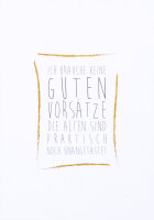 100% Weihnachten Postkarte