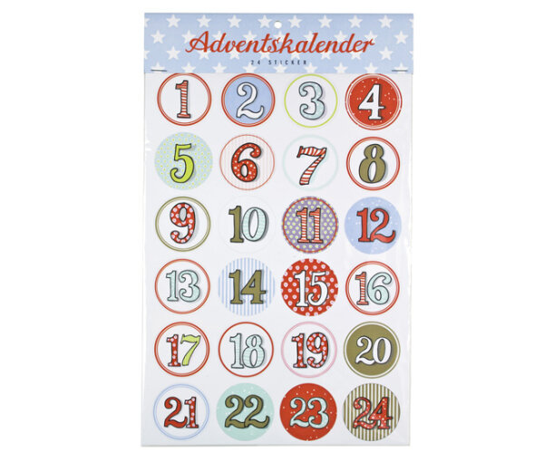 Sticker Adventskalender