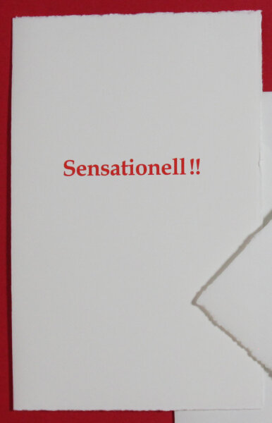 Karte Sensationell