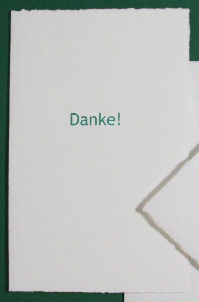 Karte Danke