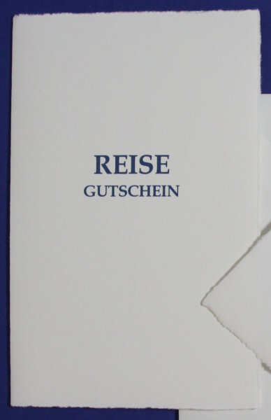 Karte Reise Gutschein