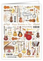 XL Karte Happy Birthday to you