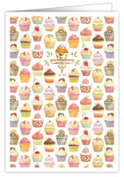 XL Karte Cupcakes