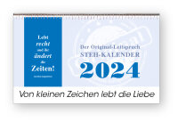 Original-Leitspruch-Steh-Kalender 2024