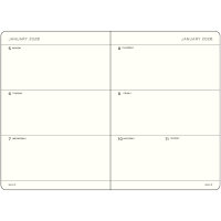 Wochenplaner Pocket (A6) 2026, deep sea