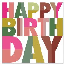 Servietten – Happy Birthday bunt