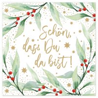 Servietten "Schön, dass du da bist"