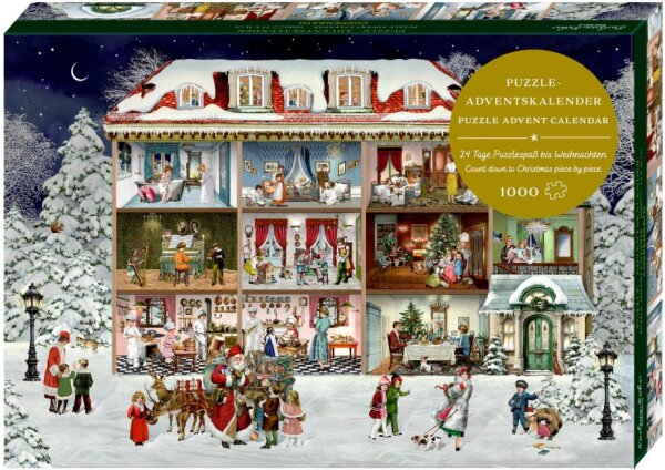 Adventskalender Puzzle "Unser wunderbares Weihnachtshaus"