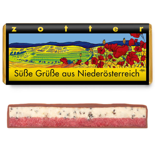 Schokolade "Süße Grüße aus Niederösterreich"
