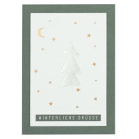 Klappkarte – Winterliche Grüße