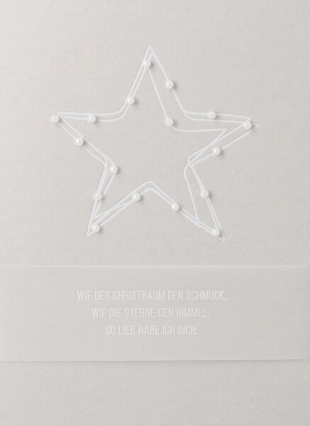 Klappkarte – So lieb habe ich dich