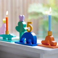 Geburtstagskerzen Set, 12 Stück