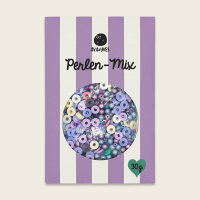 Perlenset flieder/lila