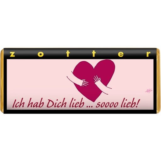 Schokolade "Ich hab dich lieb"