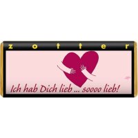 Schokolade "Ich hab dich lieb"