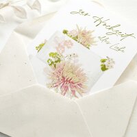 Klappkarte "Hochzeit Torte" mit Umschlag