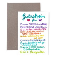 Grußkarte "Gutschein"