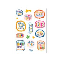 Sticker "Affirmation", Wasser- und...