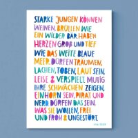 Poster "Affirmation" A4 "Starke...