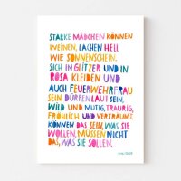 Poster "Affirmation" A3 "Starke...