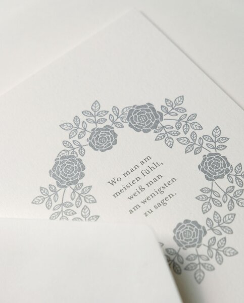 Droste-Hülshoff Trauerkarte