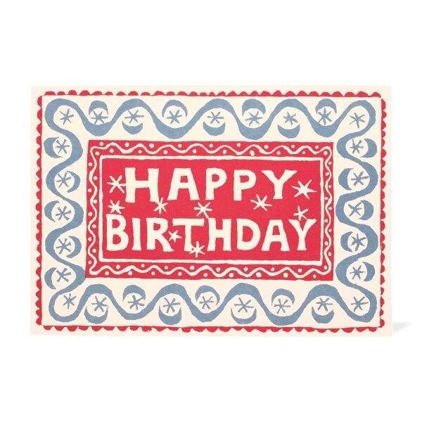 Geburtstagskarte Wellen