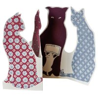 Faltkarte mit Katzenmotiv