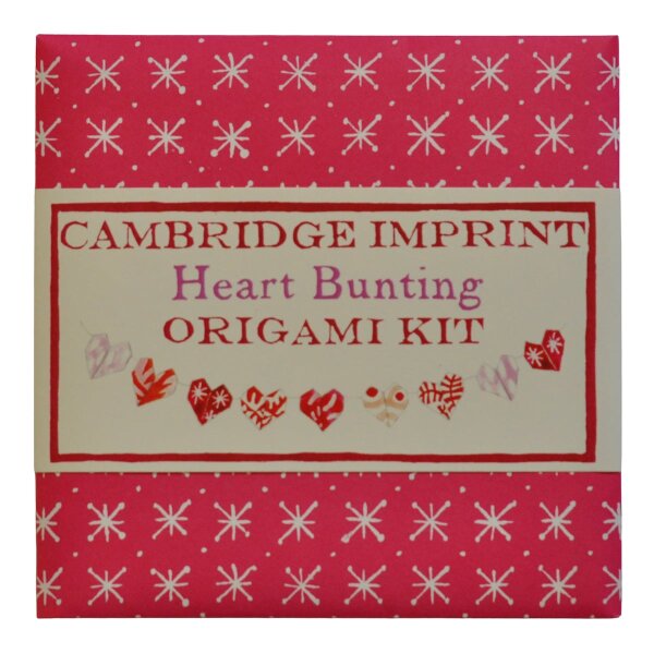 Origami "heart bunting kit"
