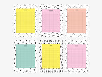 Familienkalender / black & white