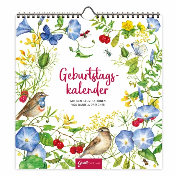 Geburtstagskalender Blumenwiese